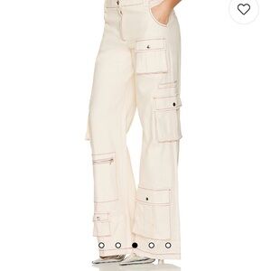 By Dyln pants in bone. Size small